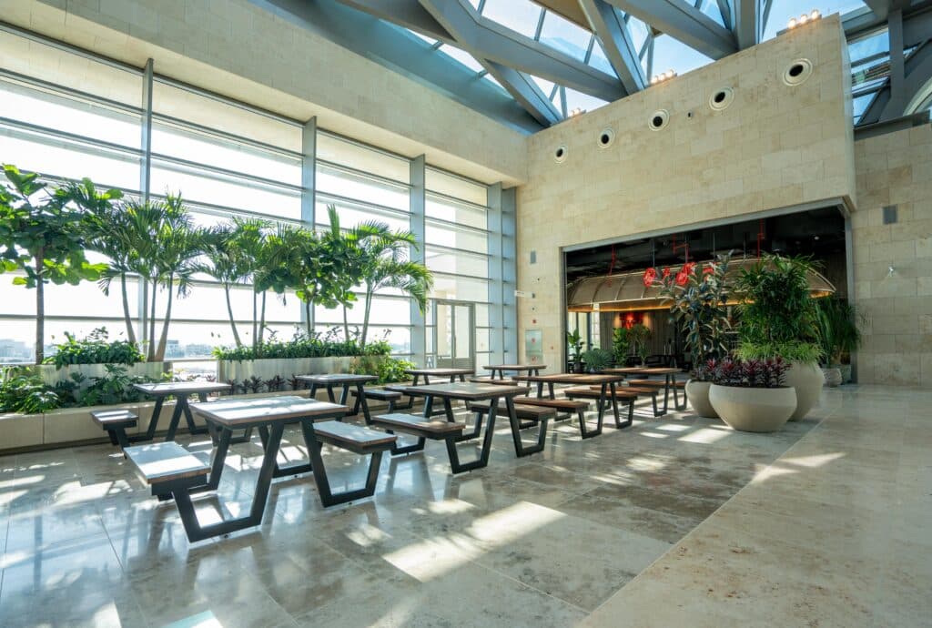 Luxury café interior Kuwait