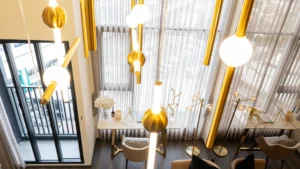 Lighting: The Jewel of Gold Showroom Interior Design in Kuwait