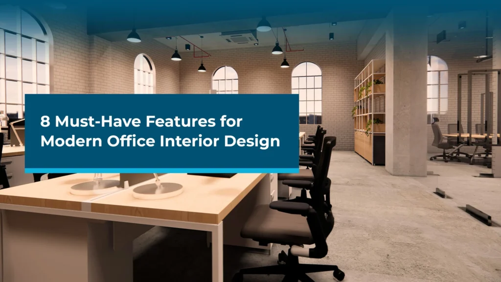 modern office interior design features