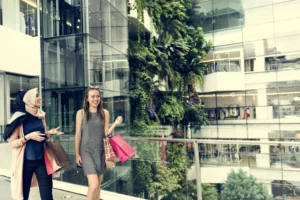 Eco-Friendly Shopping Mall Interior Design