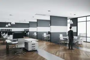 Office Interior Design Ideas Using PVC Wall Panels