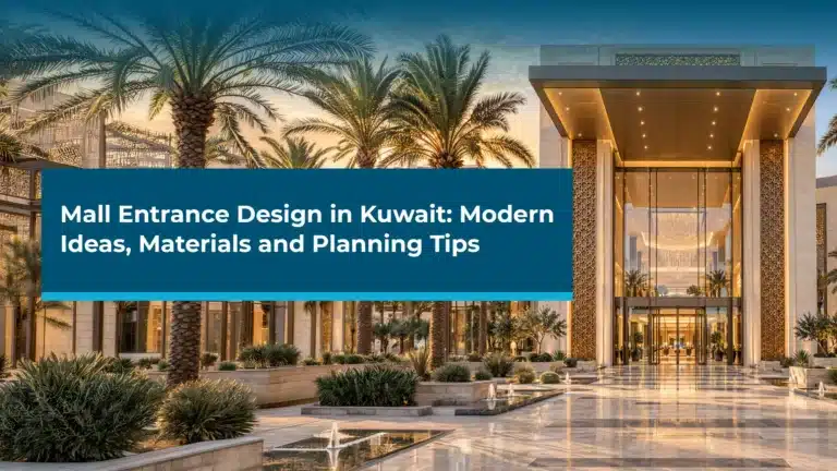 Mall Entrance Design in Kuwait: Modern Ideas, Materials and Planning Tips